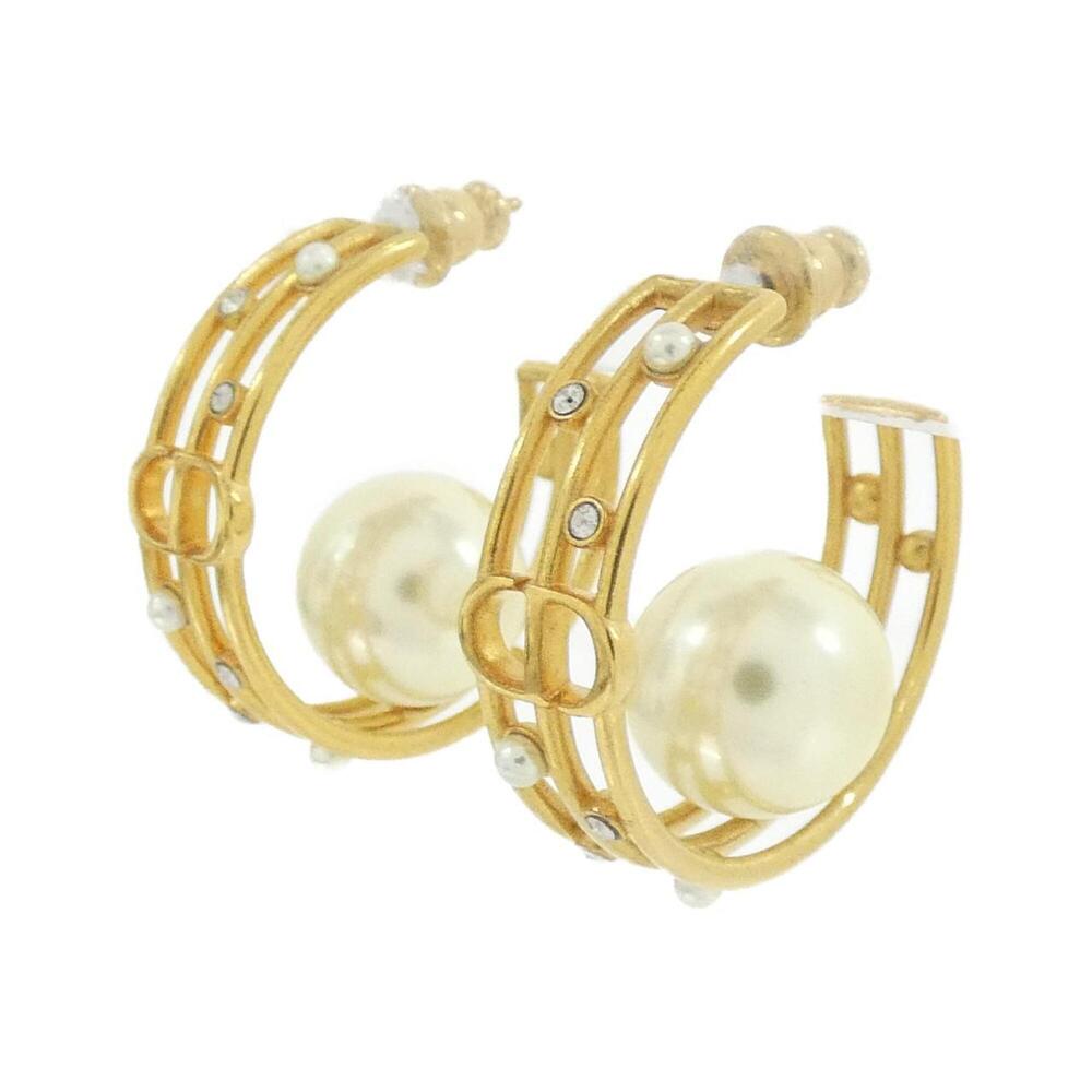 DIOR White Earrings